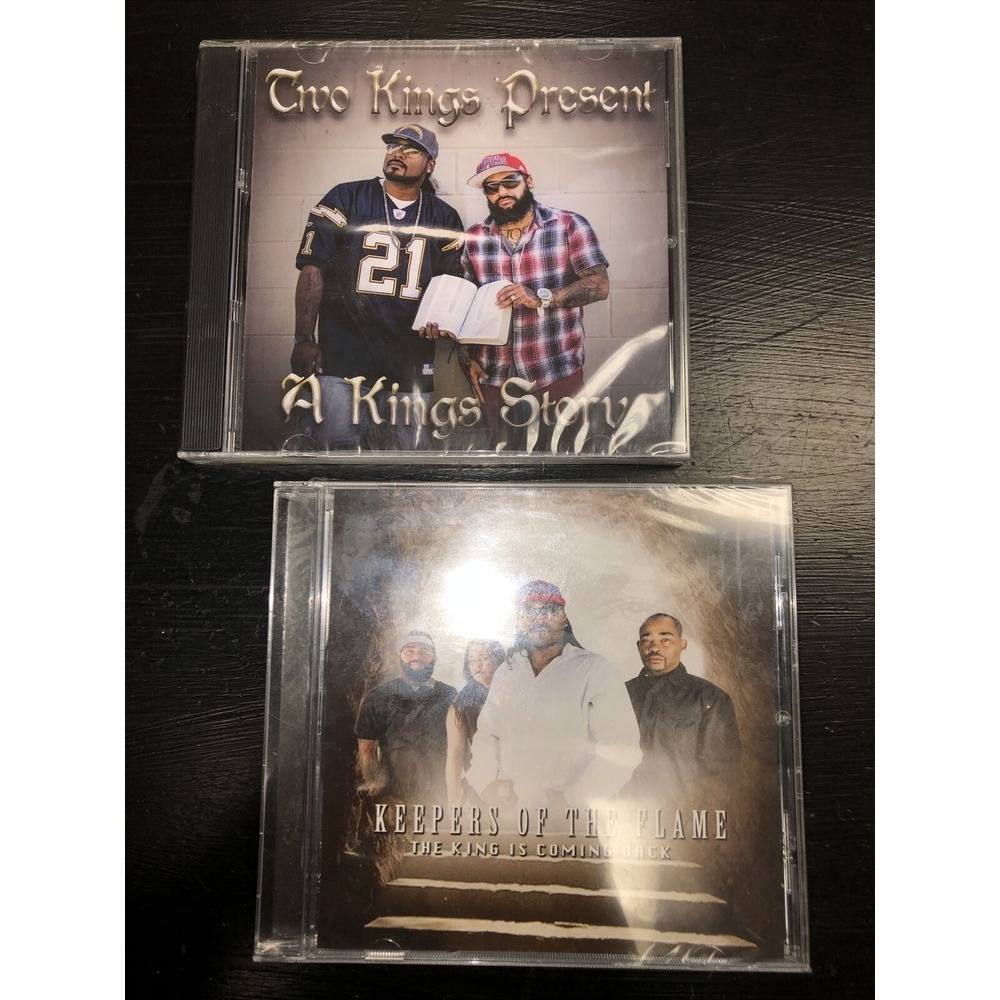 Lot Of 2 King Jerry A Kings Story &‎ Keepers Of The Flame Christian CD's Music
